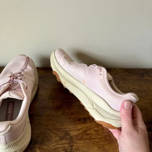 HOKA ONE ONE Transport Women’s Size 8 Cosmic Pearl Oat Milk Sneakers - Picture 8 of 11